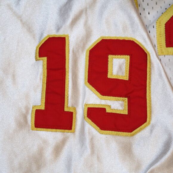 Mitchell & Ness Joe Montana KC Chiefs NFL Throwback Jersey White 1994 Mens Sz 60 - Picture 15 of 16